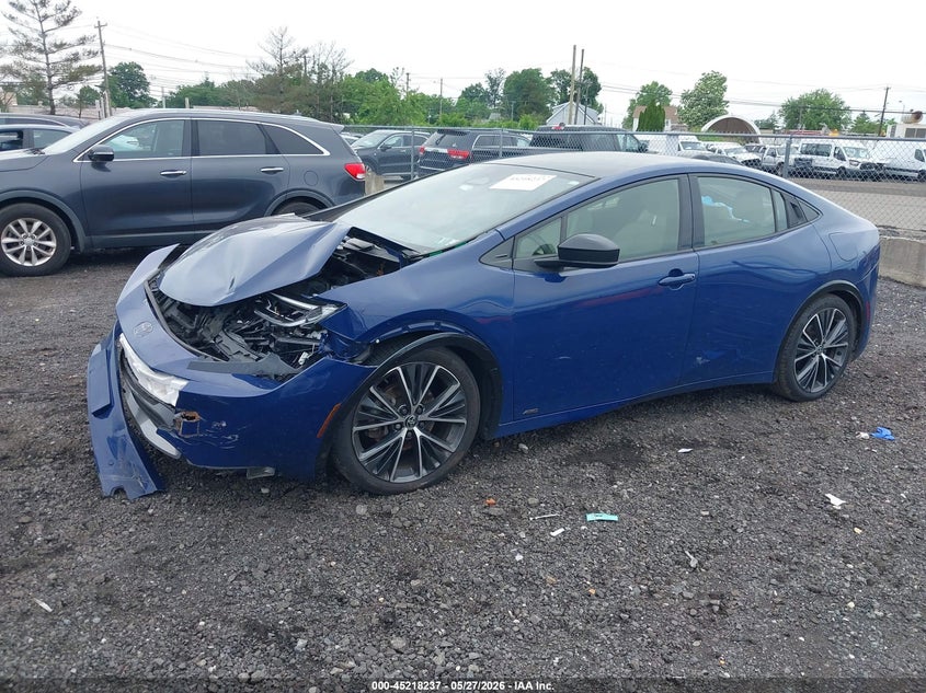 Vin: jtdadabu8p3000562, lot: 45715998, toyota prius xle awd-e 20232