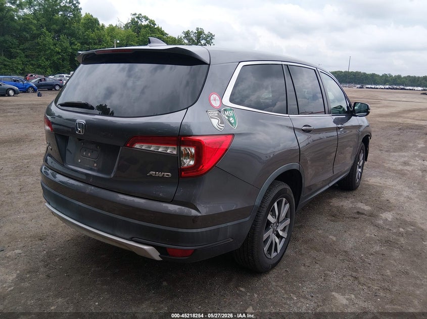 Vin: 5fnyf6h57lb033720, lot: 45716015, honda pilot awd ex-l 20204