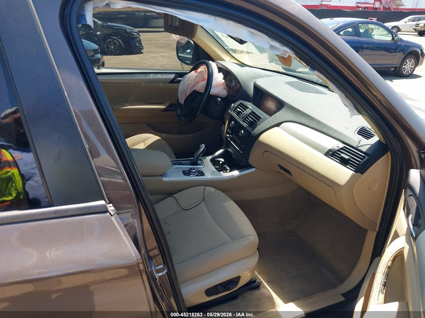 2012 BMW X3 3.0 xDrive28I brown Lot 111045218263 Vin 5UXWX5C51CL724226