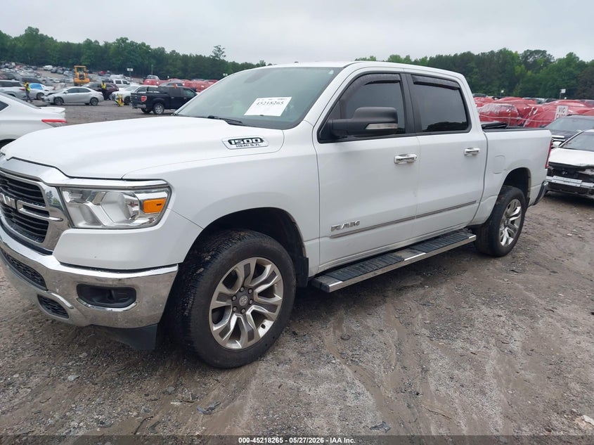 Vin: 1c6rreft6kn828367, lot: 45716026, ram 1500 big horn/lone star  4x2 5'7 box 20192