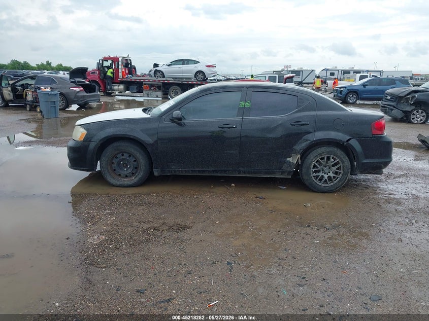 2013 Dodge Avenger Sxt VIN: 1C3CDZCB8DN662697 Lot: 45218282