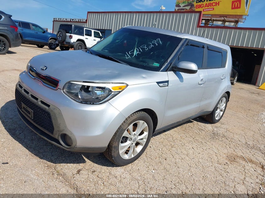 2016 Kia Soul, Hail, IAAI, VIN KNDJP3A53G7867311 — photo 2