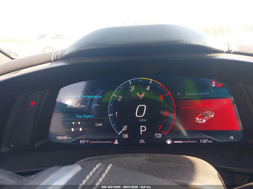 2025 Chevrolet Corvette Stingray Rwd 3Lt VIN: 1G1YC3D40S5103880 Lot: 45218385