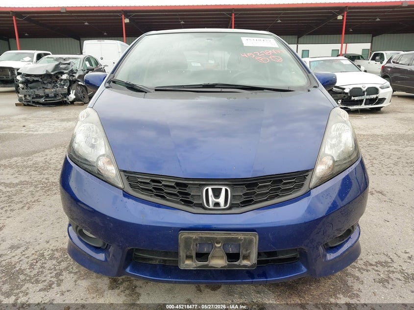2012 Honda Fit 1.5 Sport blue Lot 111045218477 Vin JHMGE8H56CC027221
