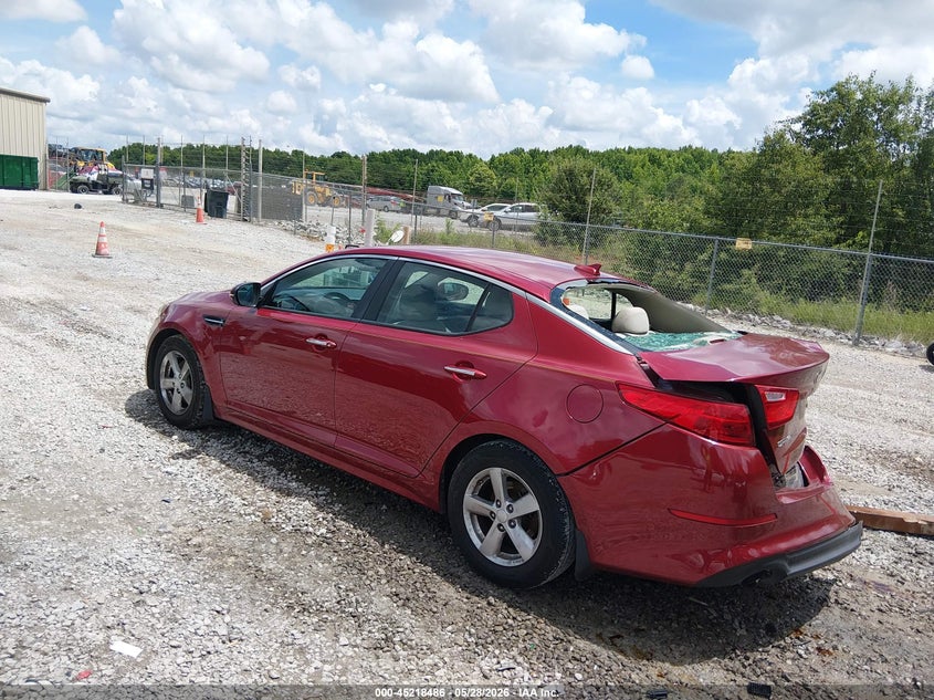 Vin: 5xxgm4a77fg487307, lot: 45716247, kia optima lx 20153