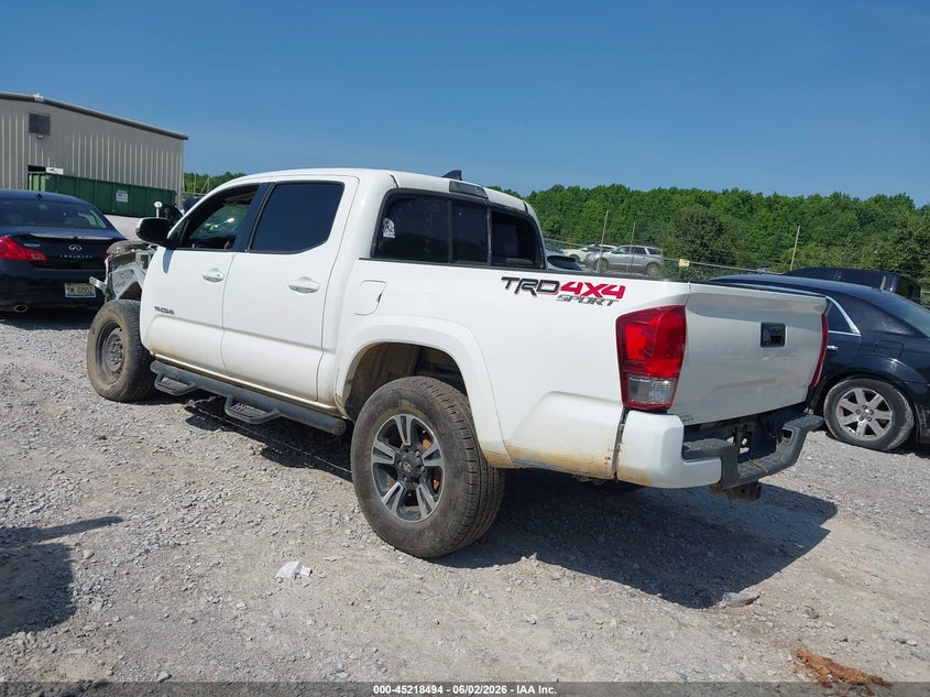 Vin: 5tfcz5an7gx019897, lot: 45716255, toyota tacoma trd sport 20163
