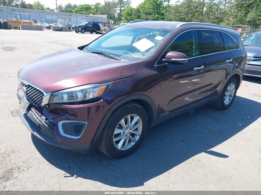 Vin: 5xypgda54hg280815, lot: 45716322, kia sorento 3.3l lx 20172