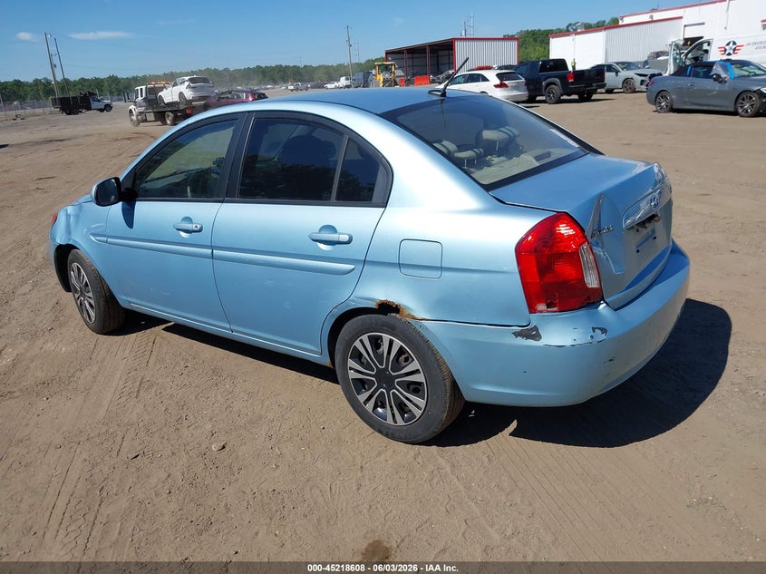 Vin: kmhcn4ac7au465895, lot: 45716369, hyundai accent gls 20103