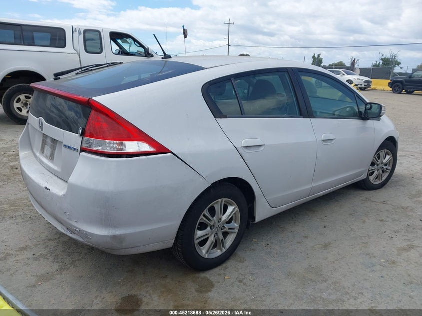 Vin: jhmze2h76as025821, lot: 45716449, honda insight ex 20104