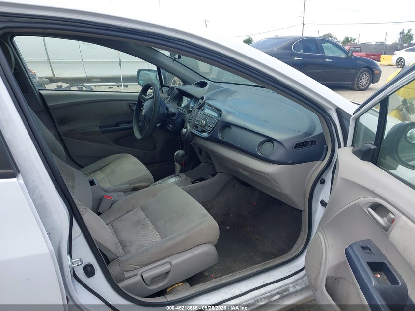 2010 Honda Insight 1.3 Ex white Lot 111045218688 Vin JHMZE2H76AS025821