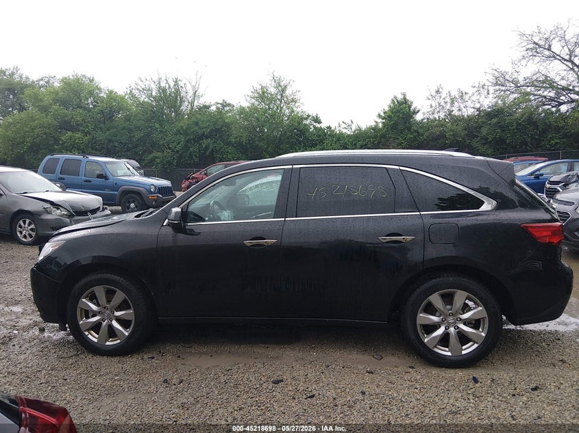 2014 Acura Mdx Advance Pkg W/Entertainment Pkg VIN: 5FRYD4H85EB041370 Lot: 45218698