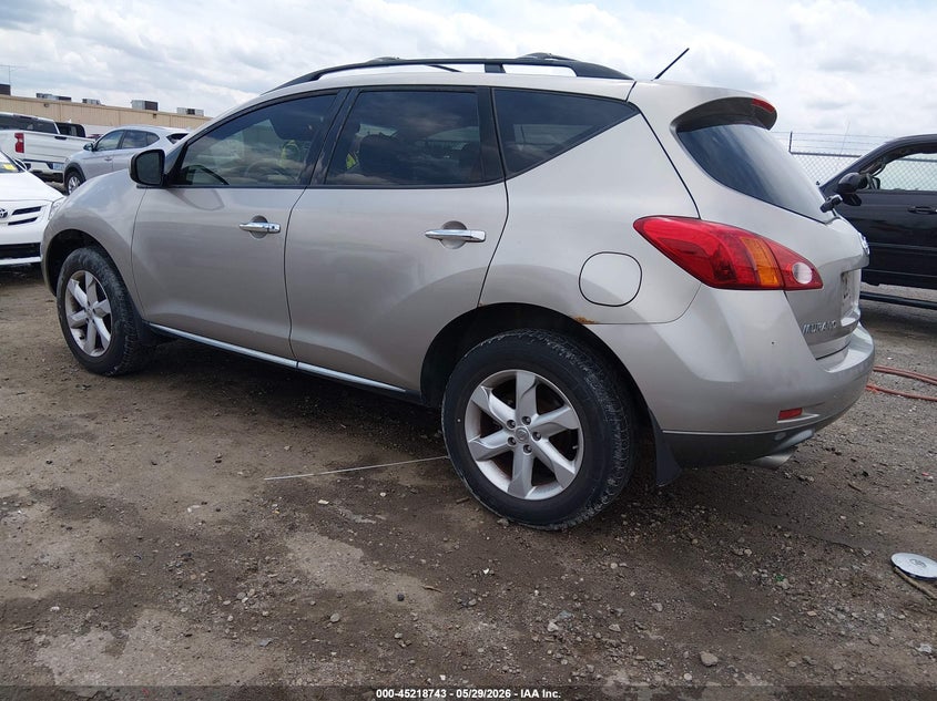 Vin: jn8az1mw0aw120673, lot: 45716504, nissan murano sl 20103