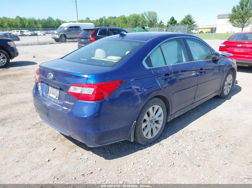 Vin: 4s3bnaf67g3021805, lot: 45716526, subaru legacy 2.5i premium 20164