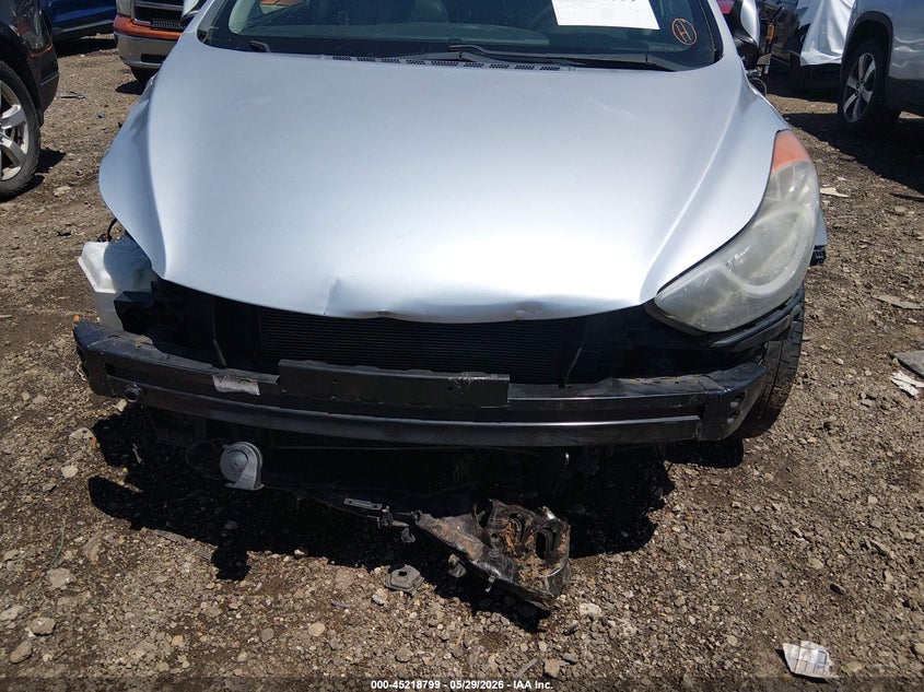2012 Hyundai Elantra 1.8 Limited silver Lot 111045218799 Vin 5NPDH4AE1CH113703