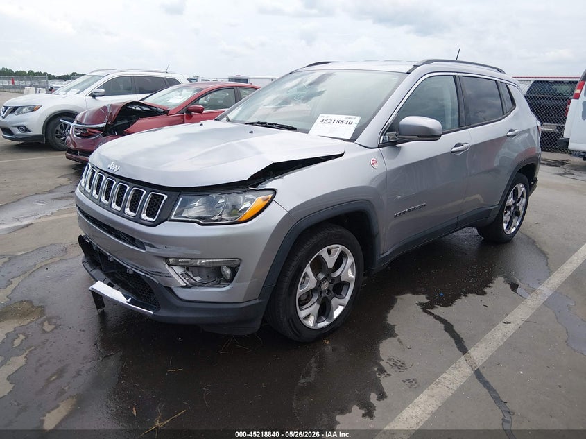 Vin: 3c4njccb1kt679784, lot: 45716601, jeep compass limited fwd 20192