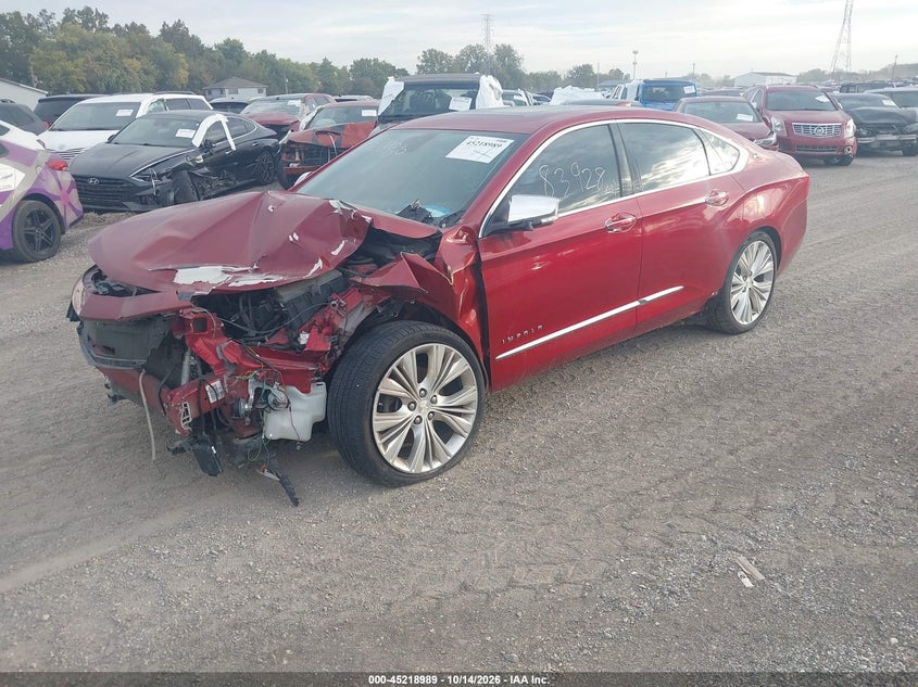 2015 Chevrolet Impala 2Lz, Front End, IAAI, VIN 2G1165S31F9277965 — photo 2