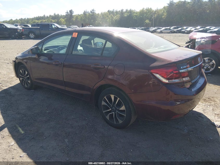 2015 HONDA CIVIC auction photo 3