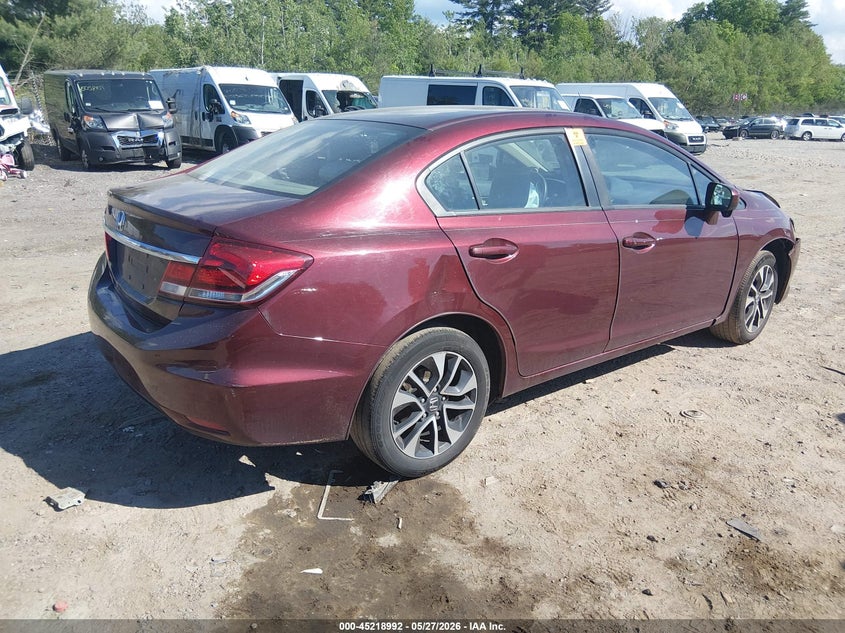 2015 HONDA CIVIC auction photo 4