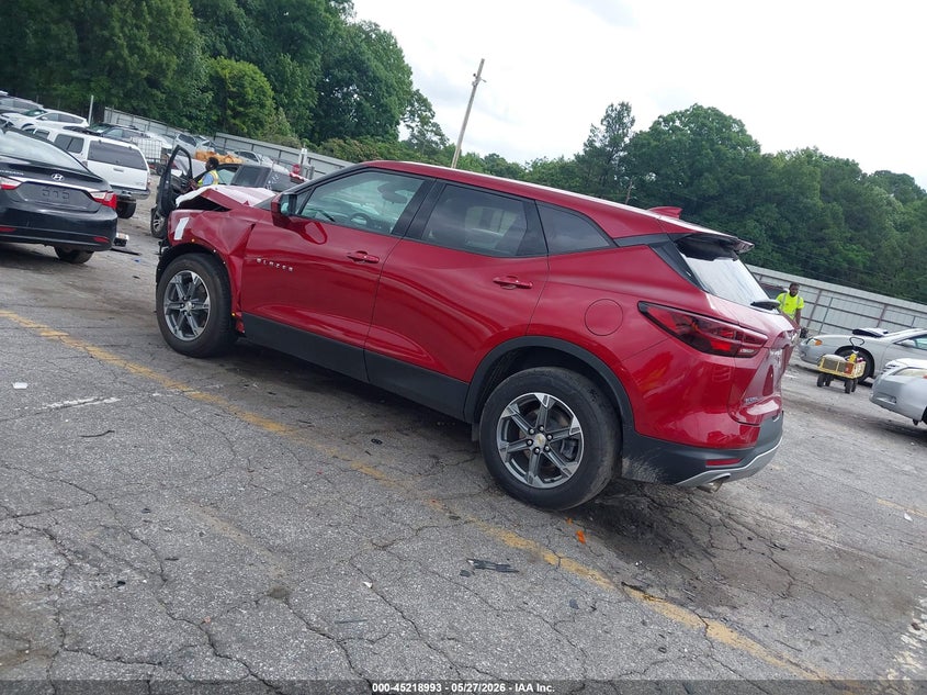 Vin: 3gnkbcr42rs284853, lot: 45716754, chevrolet blazer fwd 2lt 20243