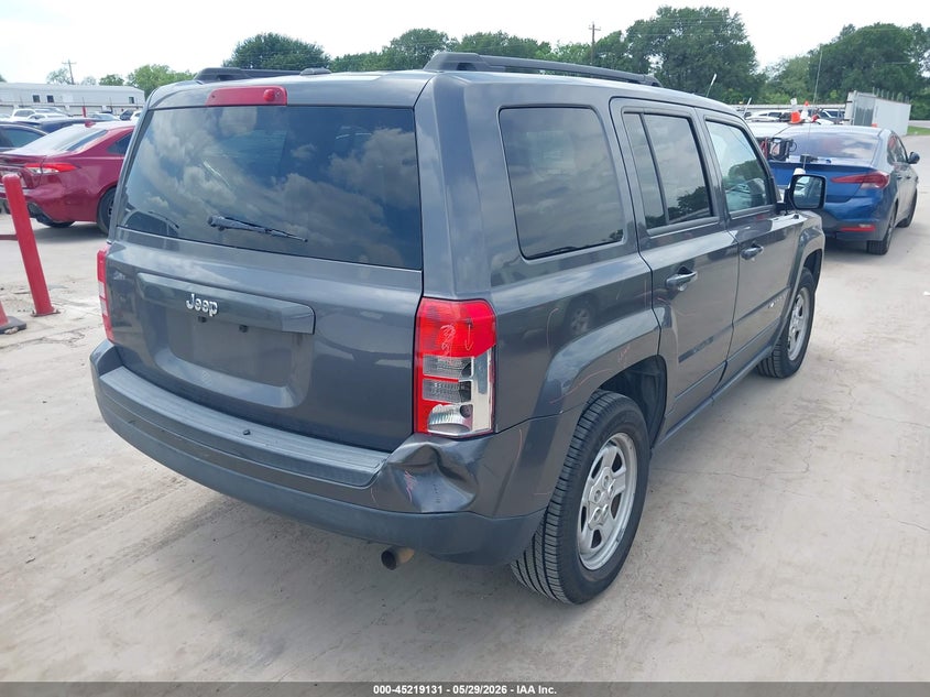 2016 JEEP PATRIOT auction photo 4
