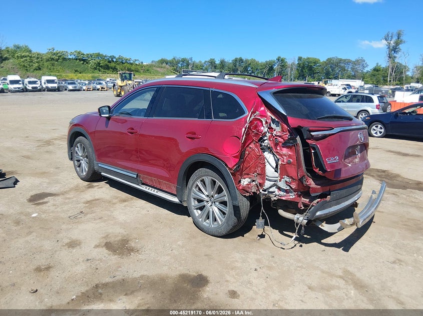 Vin: jm3tcbey3n0629541, lot: 45716931, mazda cx-9 signature 20223