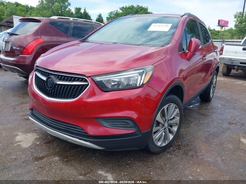 Vin: kl4cjasb3kb709909, lot: 45717099, buick encore fwd preferred 20192