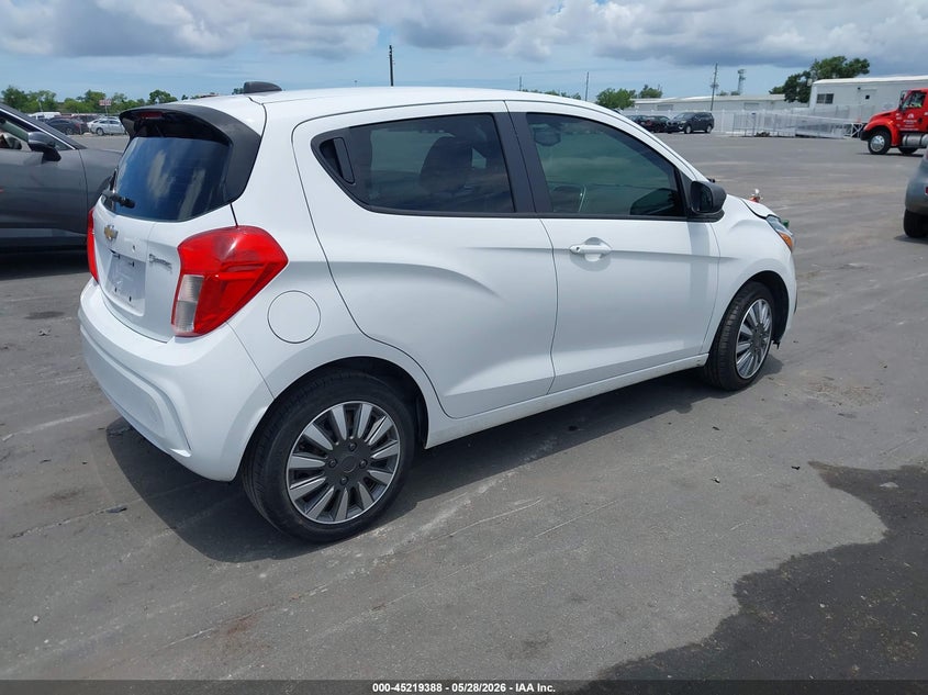 Vin: kl8cb6sa4hc741321, lot: 45717148, chevrolet spark ls cvt 20174