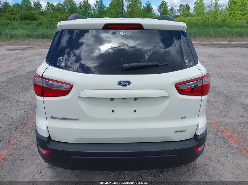 2020 Ford Ecosport Se VIN: MAJ6S3GL2LC322721 Lot: 45219439