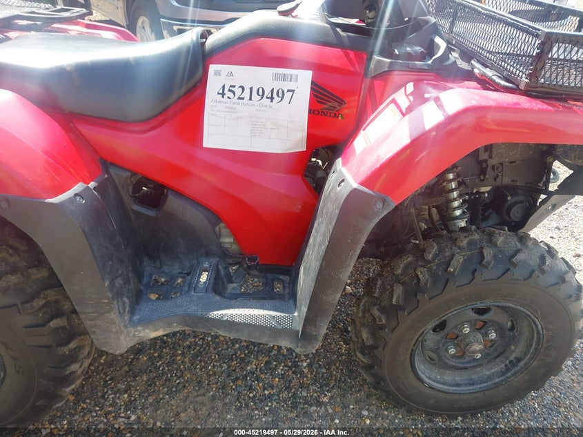 2024 Honda Trx420 Fa VIN: 1HFTE47D6R4900900 Lot: 45219497
