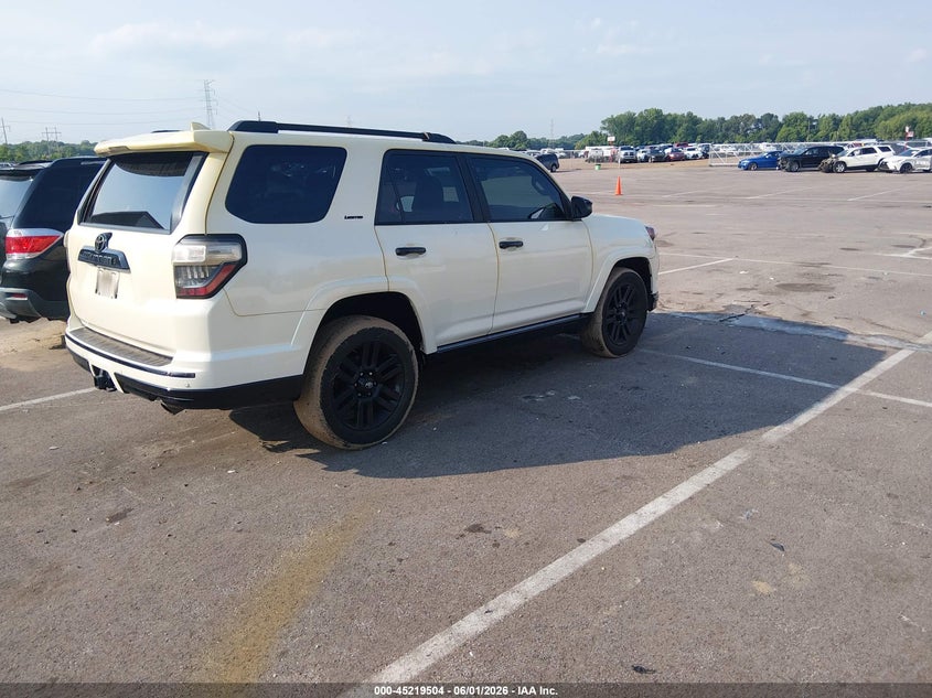 Vin: jtebu5jr0k5675789, lot: 45717265, toyota 4runner limited nightshade 20194