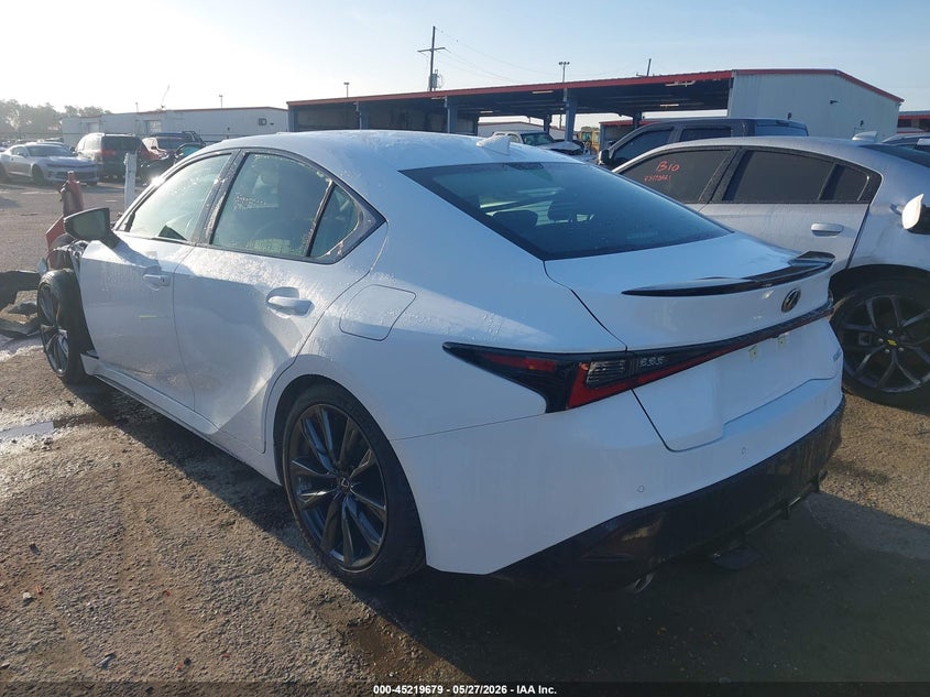 Vin: jthgz1b22s5083721, lot: 45717440, lexus is 350 f sport 20253