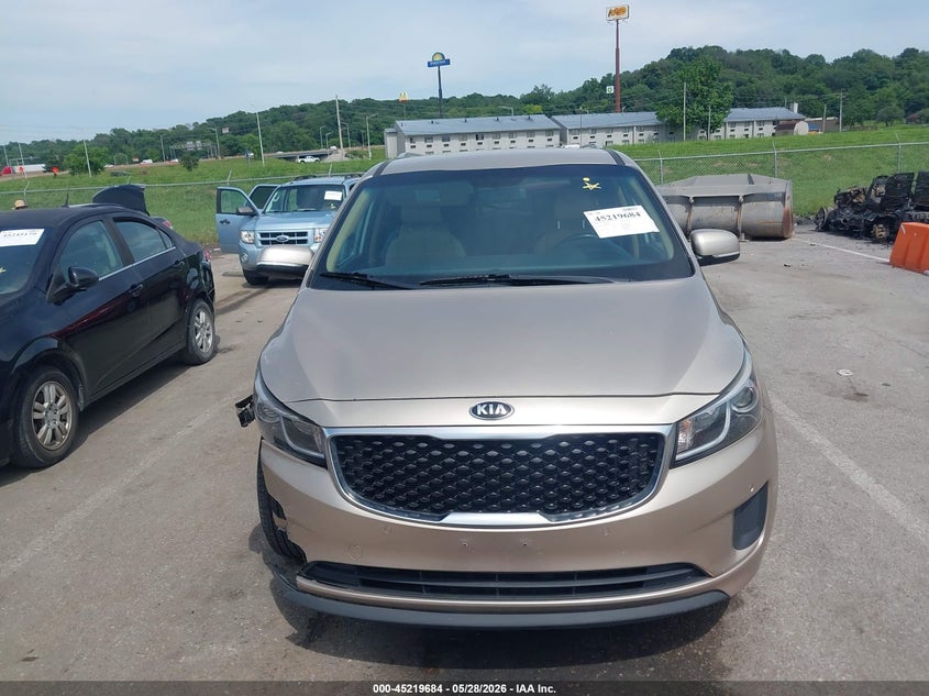 2017 Kia Sedona Lx VIN: KNDMB5C14H6267468 Lot: 45219684