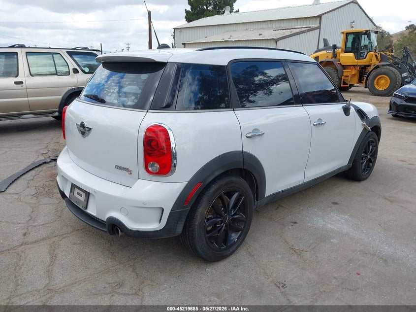 Vin: wmwzc3c56cwl86008, lot: 45717446, mini cooper s countryman 20124