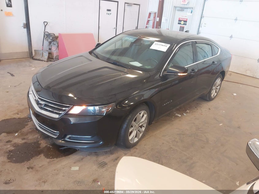 Vin: 2g1105s31j9170022, lot: 45717455, chevrolet impala 1lt 20182