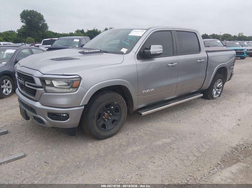 Vin: 1c6srfjt8nn266345, lot: 45717499, ram 1500 laramie  4x4 5'7 box 20222