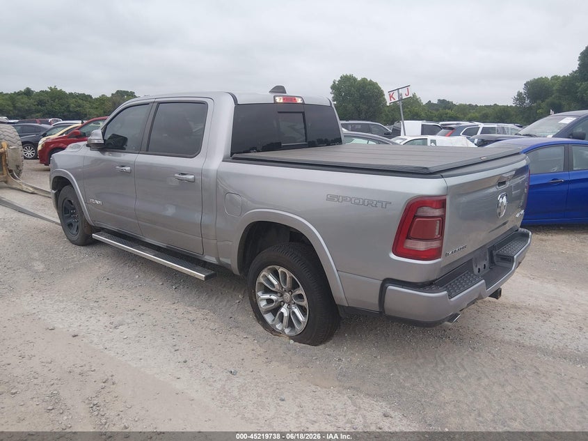 Vin: 1c6srfjt8nn266345, lot: 45717499, ram 1500 laramie  4x4 5'7 box 20223