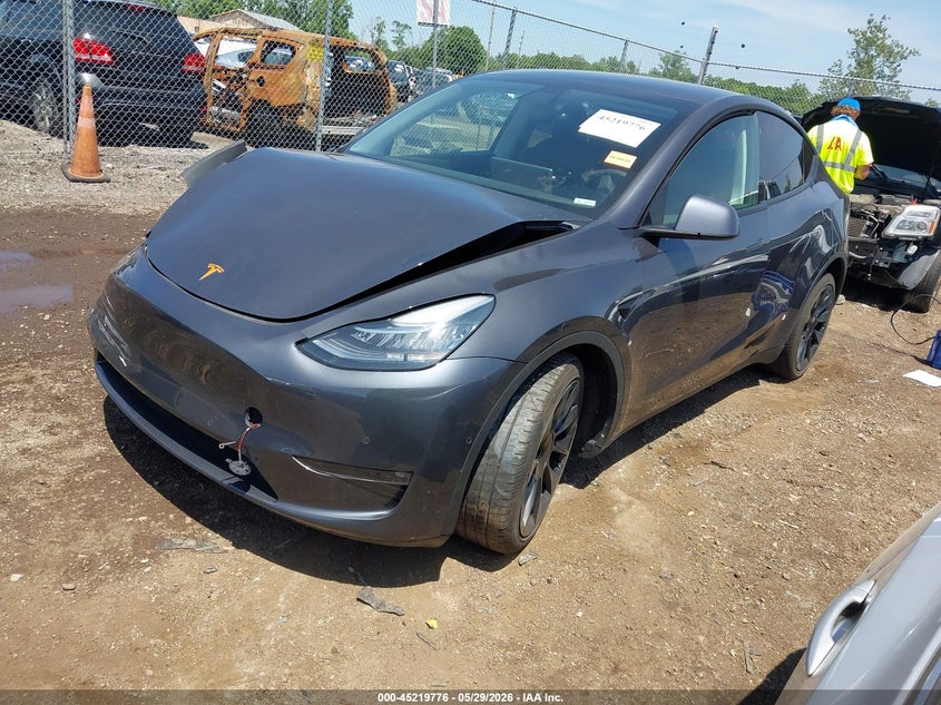 Vin: 7saygdee1nf412983, lot: 45717537, tesla model y long range dual motor all-wheel drive 20222