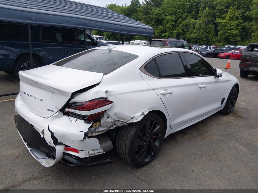 Vin: kmtg54te9nu090927, lot: 45717562, genesis g70 3.3t awd 20224