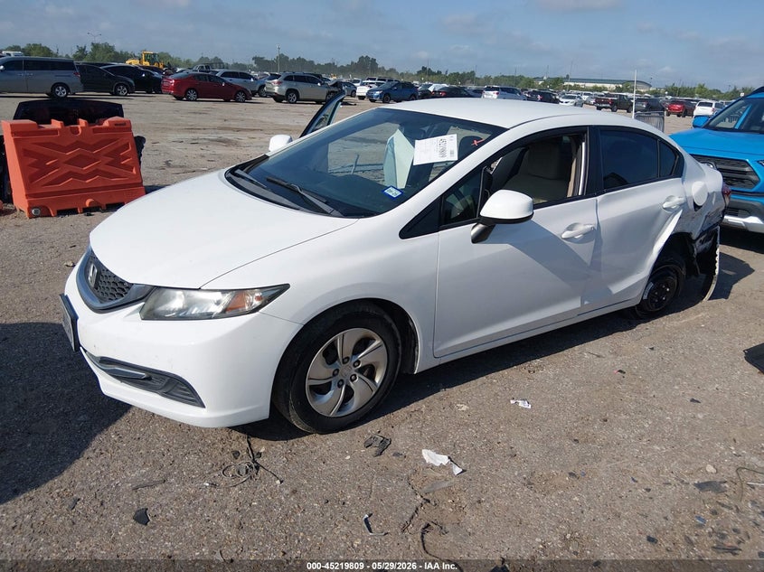 2013 Honda Civic Lx 2HGFB2F52DH573990 photo 1