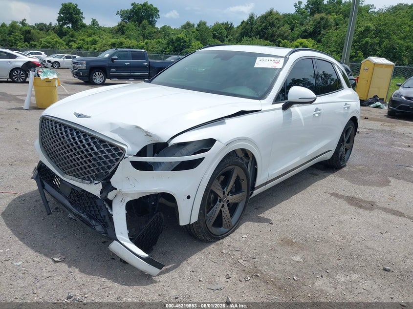 Vin: 5nmmadtb7sh020378, lot: 45717613, genesis gv70 2.5t awd 20252