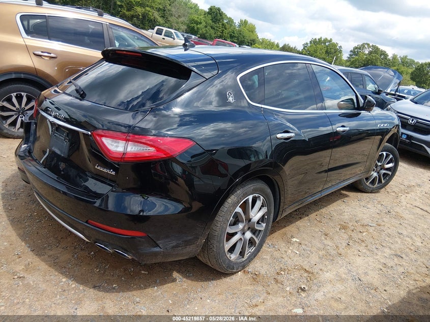 Vin: zn661xua0hx250696, lot: 45717618, maserati levante 20174