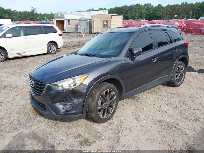 Vin: jm3ke2dy3g0643983, lot: 45717621, mazda cx-5 grand touring 20162