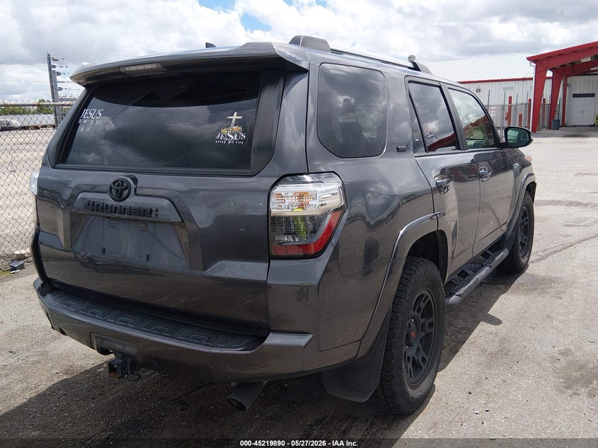 Vin: jtefu5jr4n5271349, lot: 45717651, toyota 4runner sr5 premium 20224