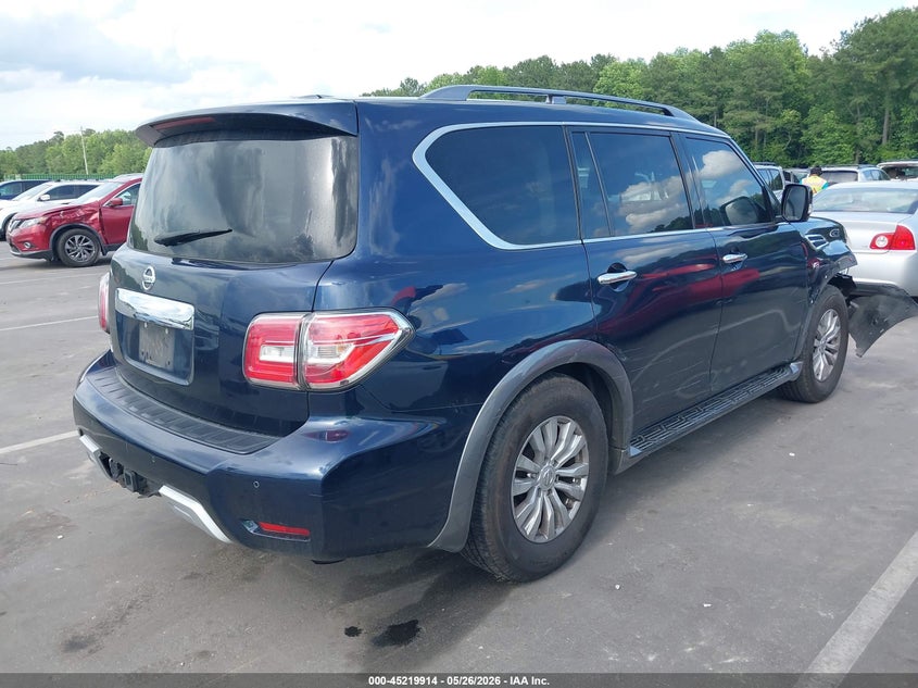 Vin: jn8ay2nd0h9008485, lot: 45717675, nissan armada sv 20174