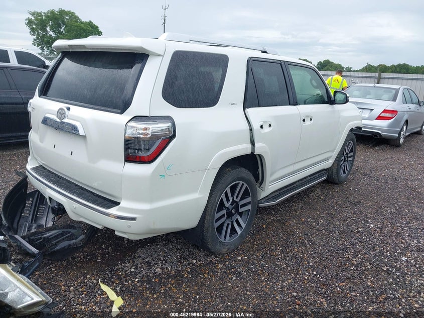 Vin: jtedu5jr4n5257927, lot: 45717745, toyota 4runner limited 20224