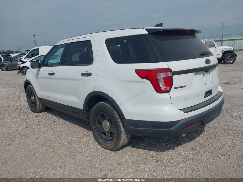 Vin: 1fm5k8ar2kgb55487, lot: 45717748, ford police interceptor utility 20193