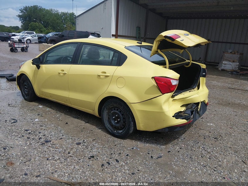 Vin: knadm4a32g6620973, lot: 45717761, kia rio lx 20163