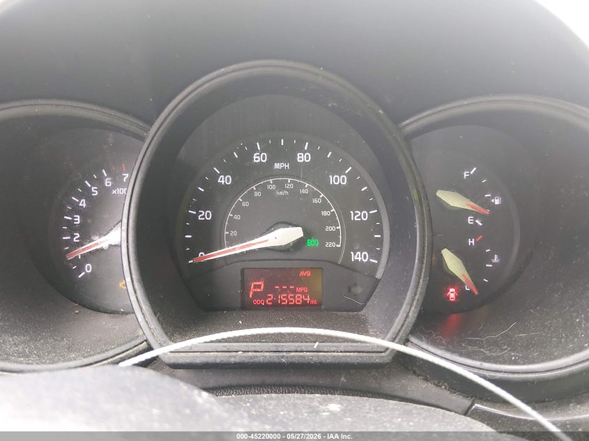 2016 Kia Rio Lx VIN: KNADM4A32G6620973 Lot: 45220000