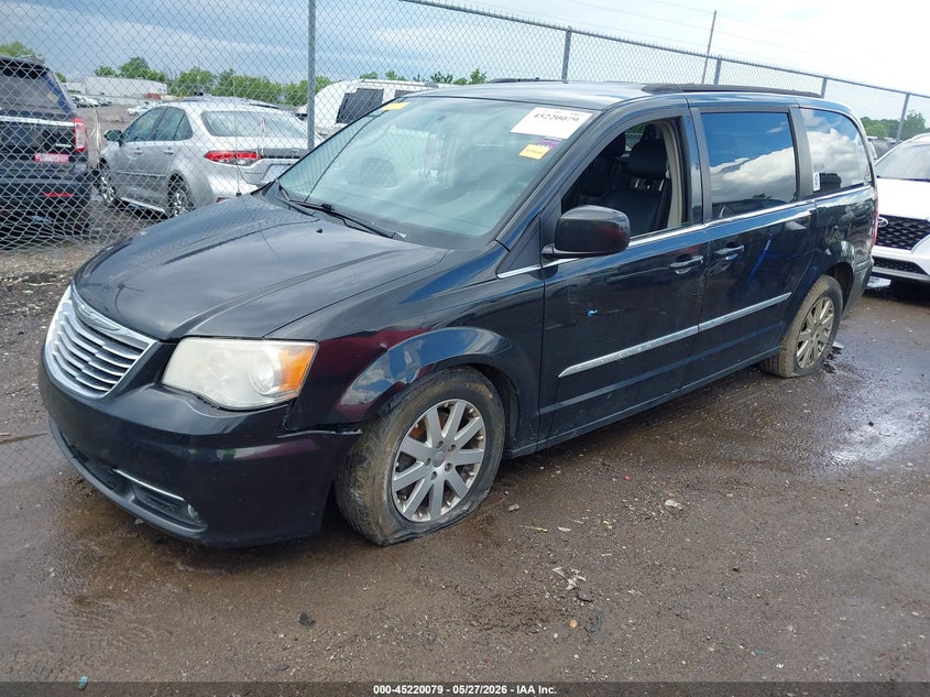 Vin: 2c4rc1bg4dr689390, lot: 45717840, chrysler town & country touring 20132