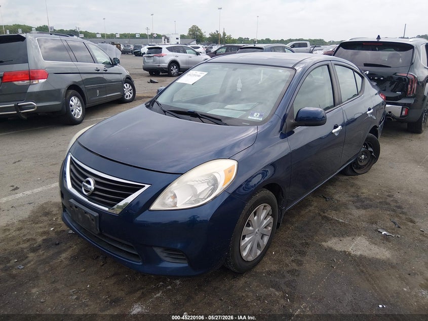 2013 NISSAN VERSA auction photo 2